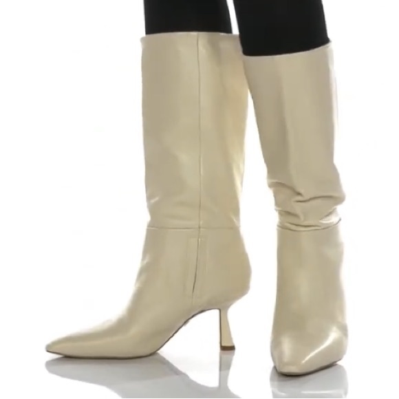 Zebra Print Knee-High Boots - Picture 2 of 5